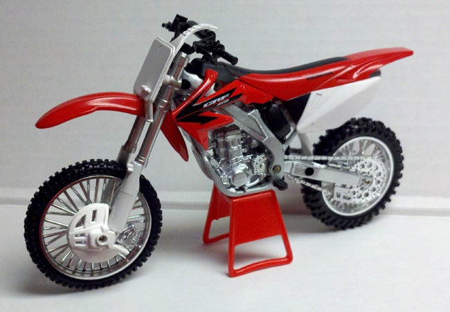 Authentic dirt bike toys provide all of the fun without the actual dirt bike!