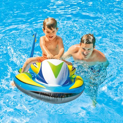 swimming pool ride on toys