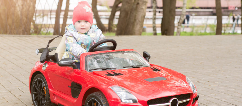 There are fast and fun ride on cars available for children and infants of all sizes.